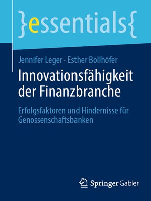 cover image of Innovationsfähigkeit der Finanzbranche